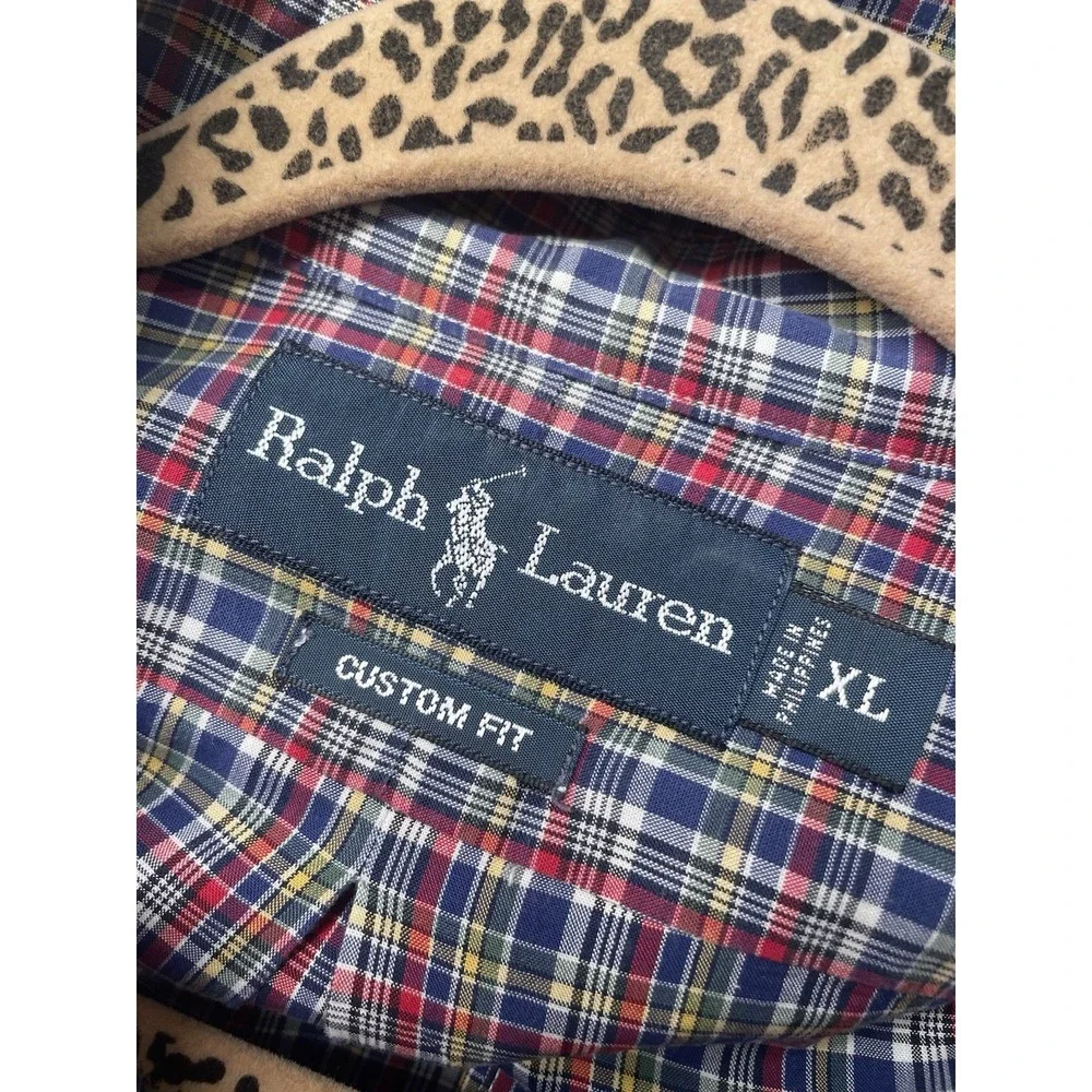 Polo Ralph‎ Lauren Plaid Long Sleeve Button Down Shirt Mens Size XL